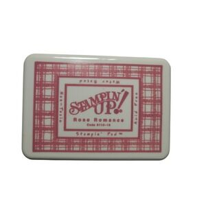 Stampin Up Rose Romance Ink Pad Water Based Acid Free Non Toxic Crafting